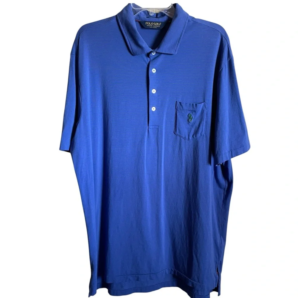 Polo by Ralph Lauren Men's Blue Polo Shirt XL